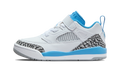 Air Jordan Spizike Low White Wolf Grey Anthracite University Blue (PS)
