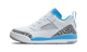 Air Jordan Spizike Low White Wolf Grey Anthracite University Blue (PS)