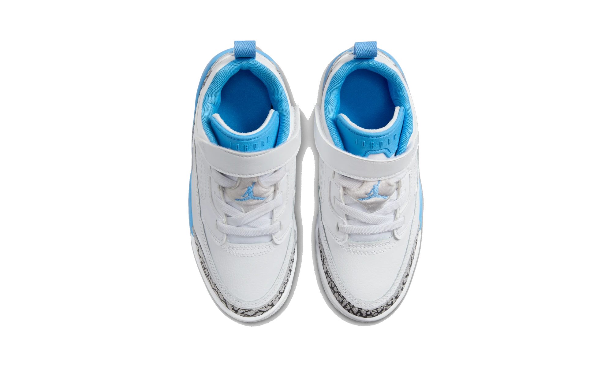 Air Jordan Spizike Low White Wolf Grey Anthracite University Blue (PS)