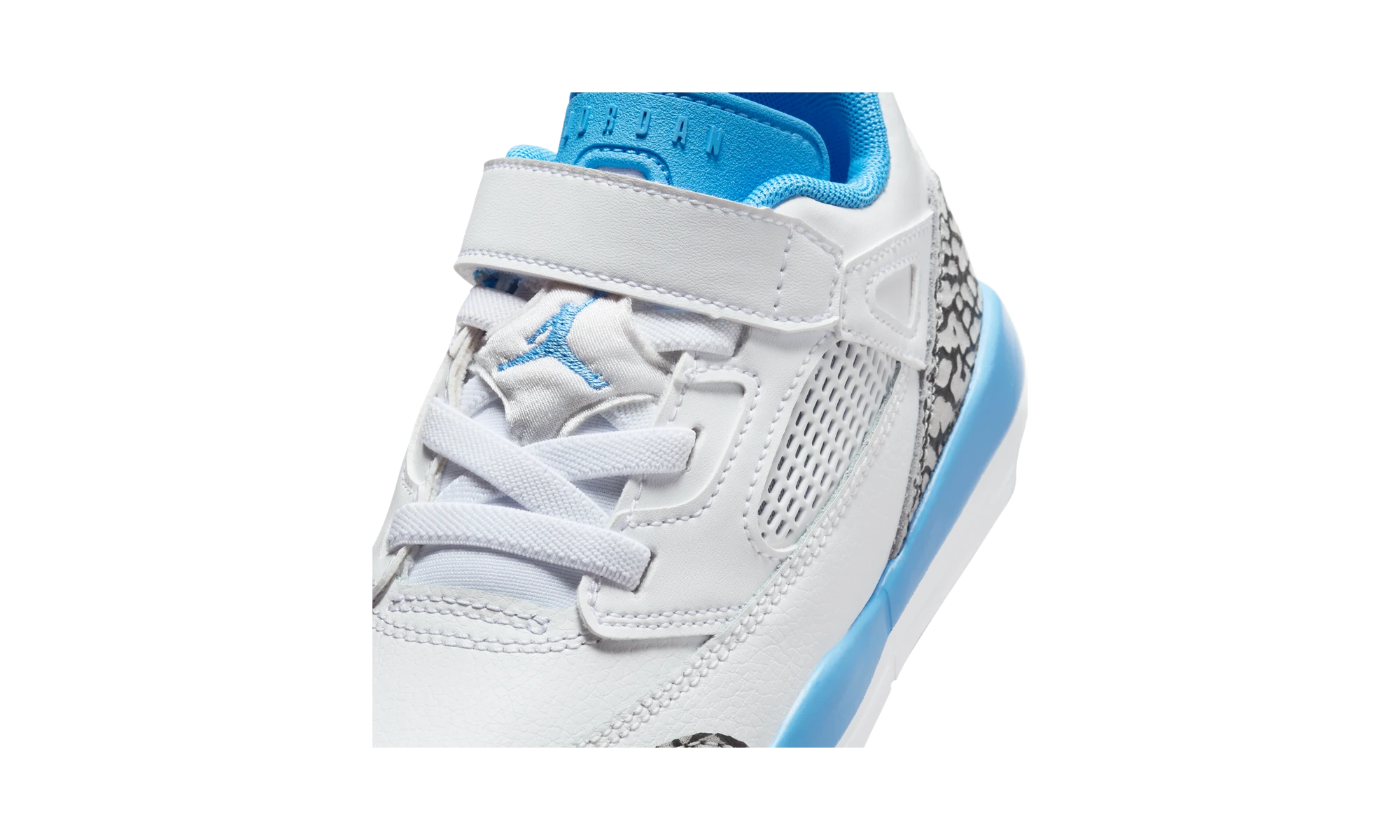 Air Jordan Spizike Low White Wolf Grey Anthracite University Blue (PS)