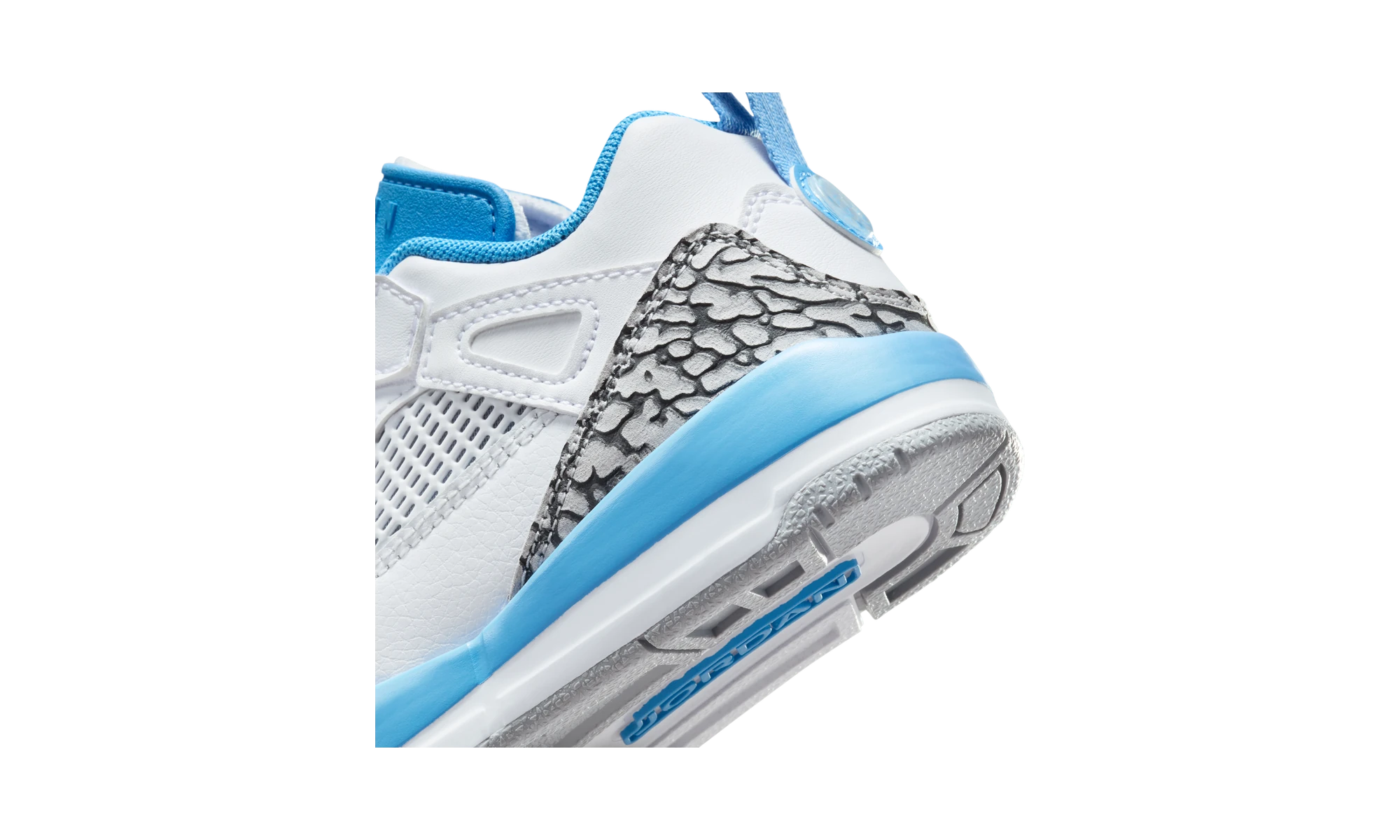 Air Jordan Spizike Low White Wolf Grey Anthracite University Blue (PS)