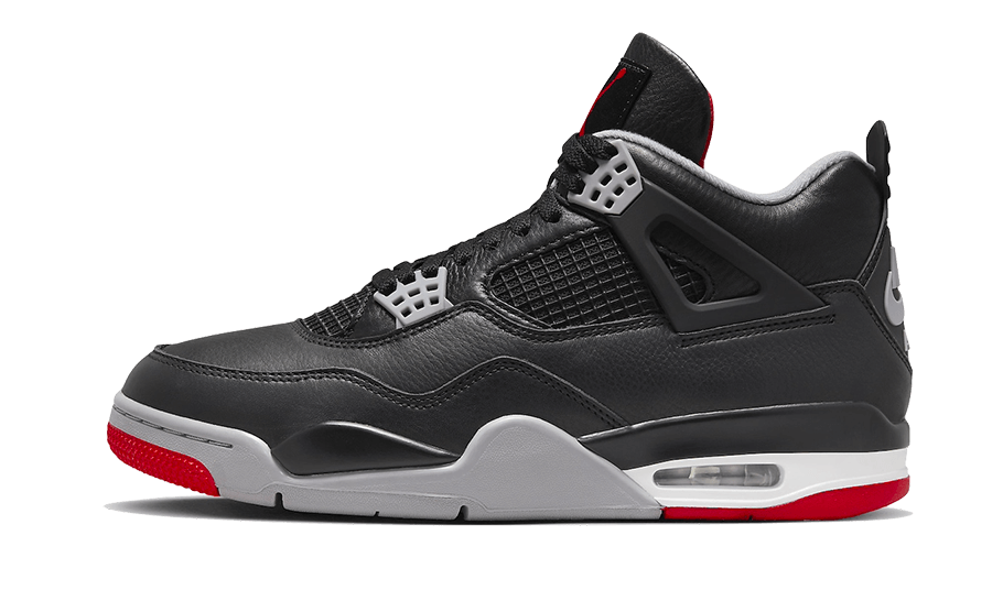 Air Jordan 4 Retro Bred Reimagined, Black/Cement Grey/Varsity Red/Summit White (FV5029-006 / FQ8213-006)