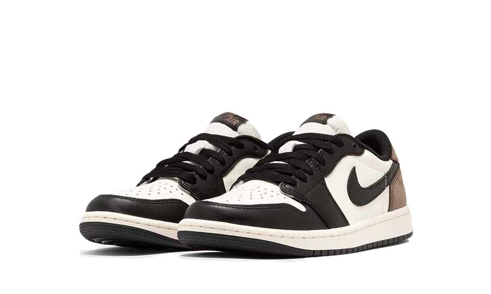 Air Jordan 1 Retro Low OG Mocha, White/Black-Dark Mocha (CZ0790-102 / CZ0858-102)