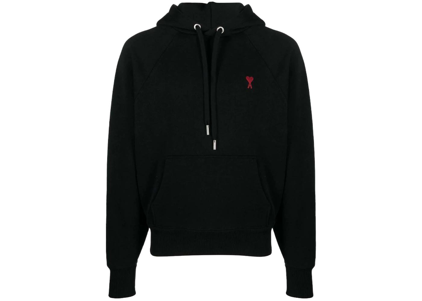 Ami Paris Ami De Coeur Small Logo Hoodie Black