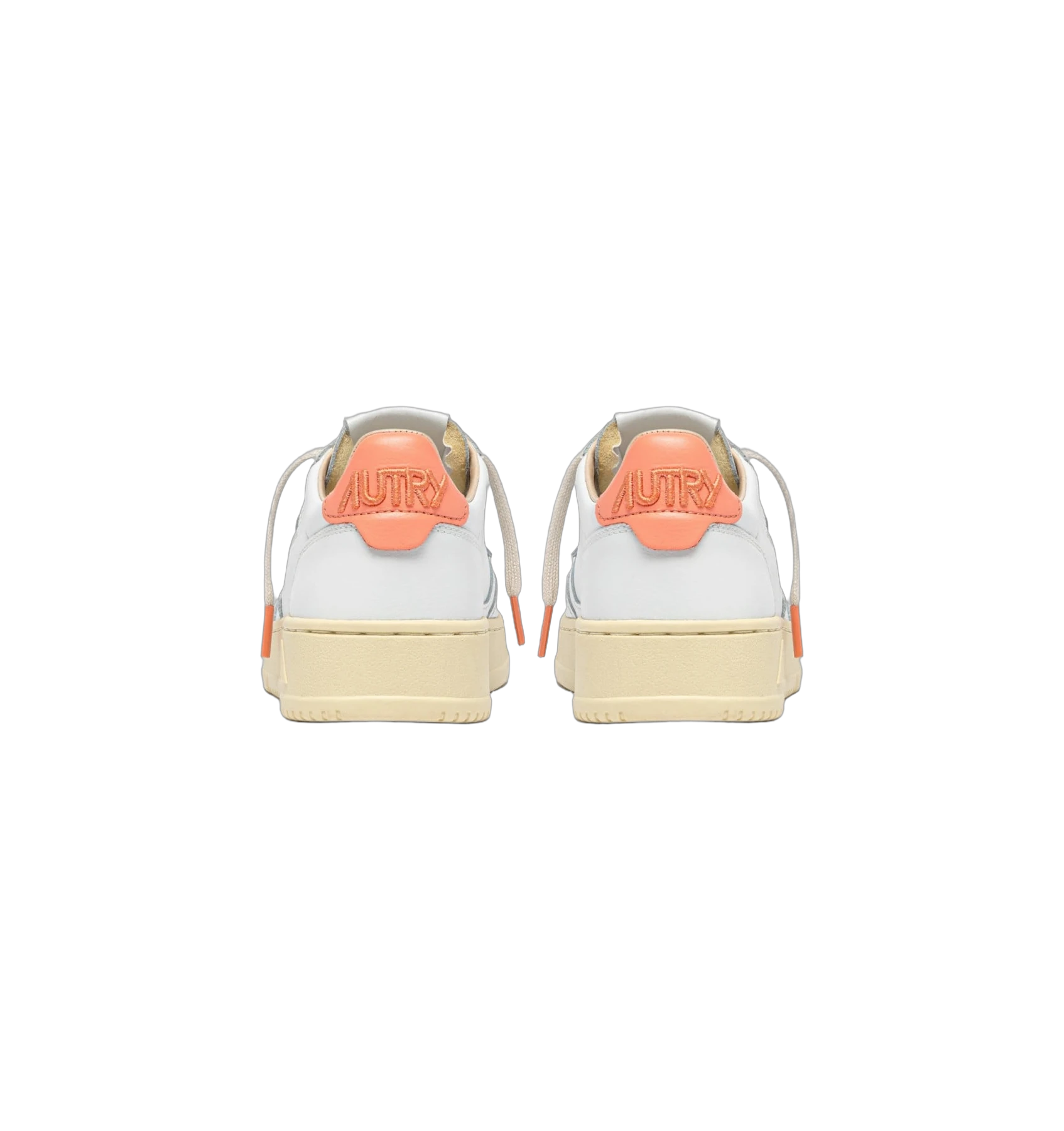 Autry Medalist DL White Peach Pink