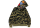 BAPE 1st Camo Shark Full Zip Hoodie Green