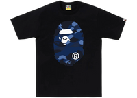 BAPE Color Camo Big Ape Head T-Shirt Black Navy