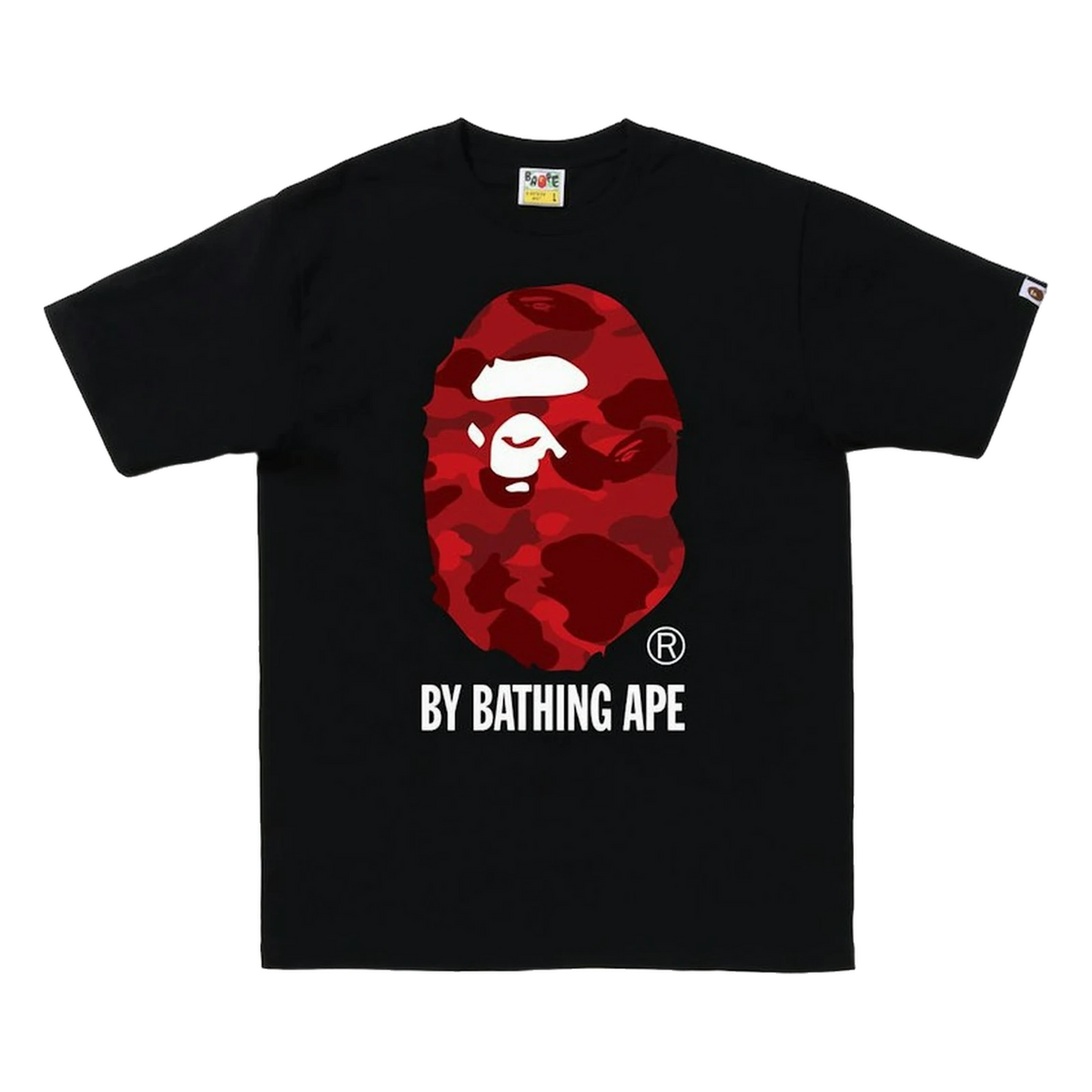 BAPE Color Camo T-Shirt Black Red