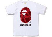 BAPE A Bathing Ape Color Camo T-Shirt Black Red