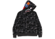 BAPE Color Camo Shark Full Zip Hoodie Black