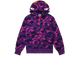 BAPE Color Camo Shark Full Zip Hoodie Purple