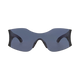 Balenciaga Shield-Frame Nylon Sunglasses Blue