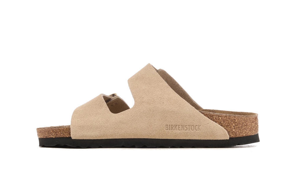 Birkenstock Arizona Suede Leather Sandcastle