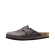 Birkenstock Boston Soft Footbed Oiled Leather Iron Grey