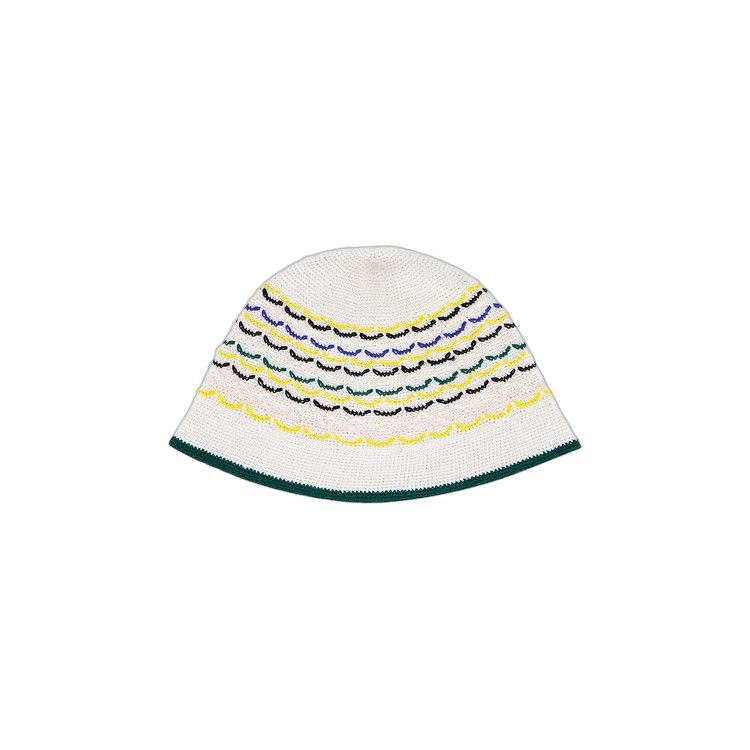 Casablanca Tuck Stitch Hat Multicolor
