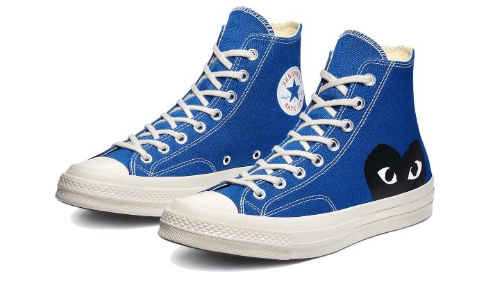 Converse Chuck Taylor All Star 70 Hi Comme des Garcons PLAY Blue Quartz, Blue Quartz/Egret/Black (171846C)