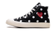 Converse Chuck Taylor All Star 70 Hi Comme des Garcons PLAY Polka Dot Black