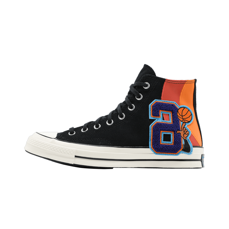 Converse Chuck Taylor All Star 70 Hi Space Jam Tune Squad, Black/Mantra Orange/Multi (172482C)