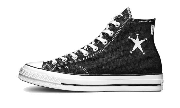 Converse Chuck Taylor All Star 70 Hi Stussy Black, Black/White/Black (A01765C)