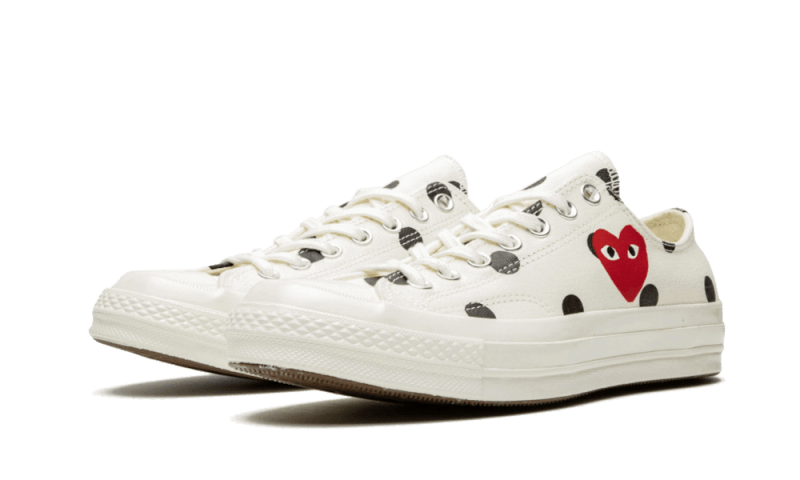 Converse Chuck Taylor All Star 70 Ox Comme des Garcons PLAY Polka Dot White, White/Black-Red (157249C)