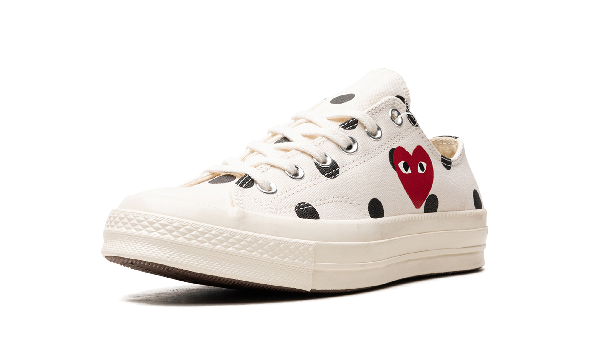Converse Chuck Taylor All Star 70 Ox Comme des Garcons PLAY Polka Dot White