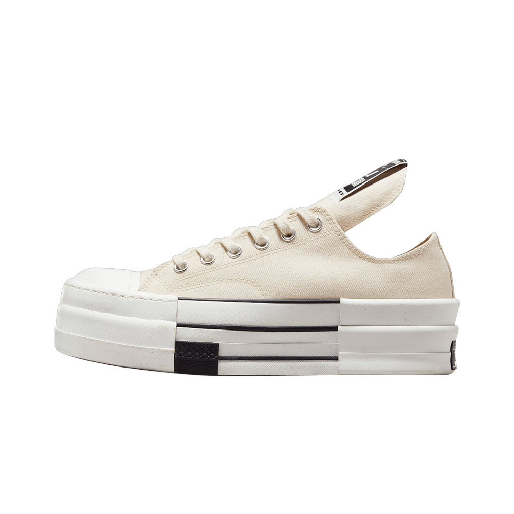 Converse DRKSHDW Chuck Taylor All Star DBL DRKSTAR Ox Rick Owens DRKSTAR Natural Ivory