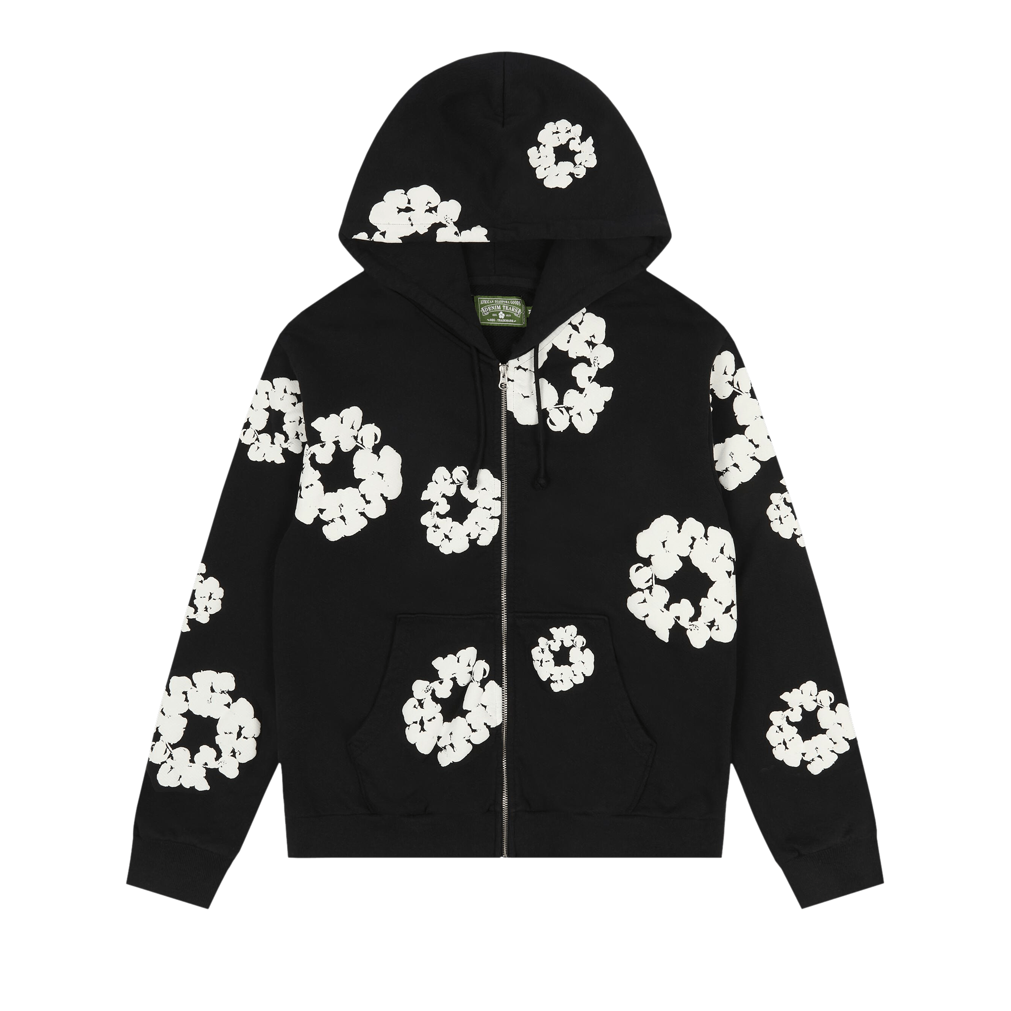 Denim Tears Cotton Wreath Hoodie Black Monochrome, Black Monochrome (denim-tears-cotton-wreath-hoodie-black-monochrome)