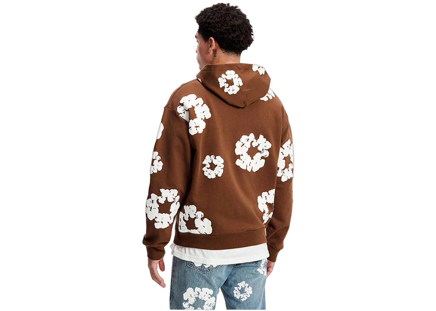 Denim Tears The Cotton Wreath Hoodie Brown, Brown (denim-tears-the-cotton-wreath-sweatshirt-brown)
