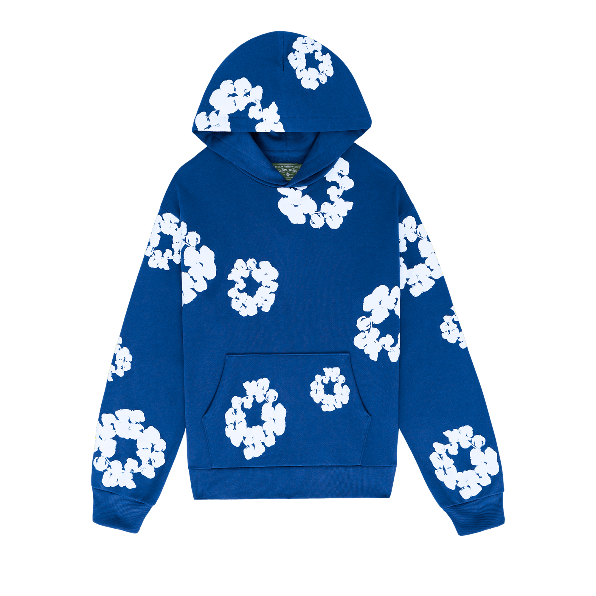 Denim Tears The Cotton Wreath Hoodie Royal Blue