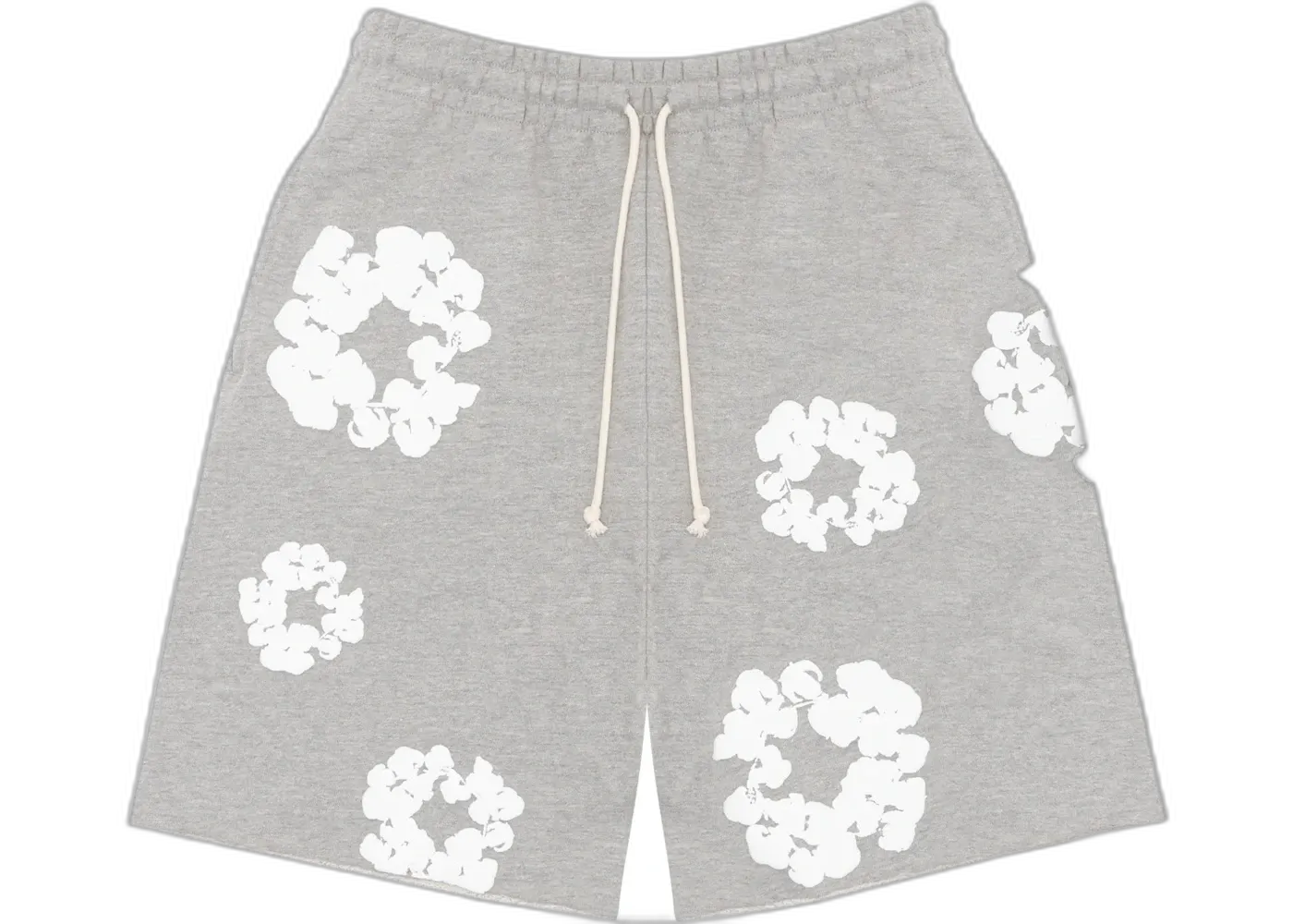 Denim Tears The Cotton Wreath Shorts Grey, Grey (denim-tears-the-cotton-wreath-shorts-grey)