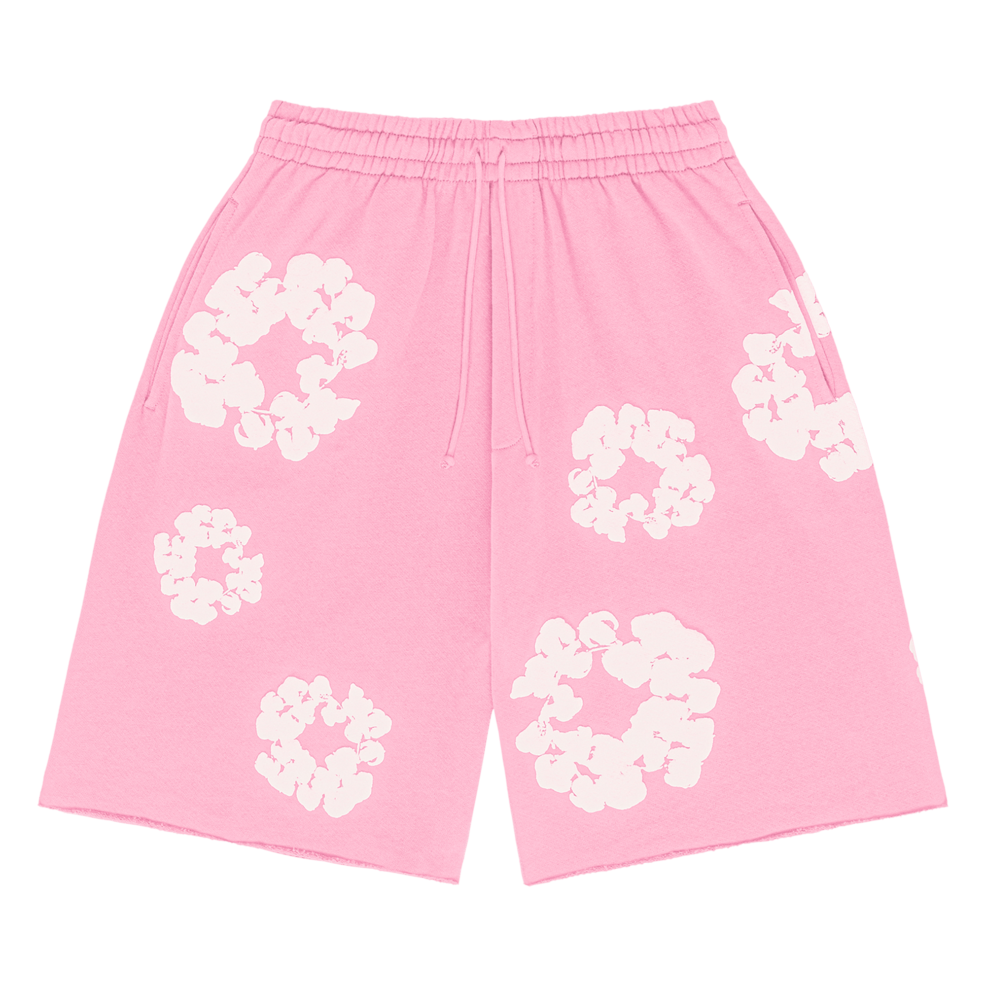 Denim Tears The Cotton Wreath Shorts Pink, Pink (denim-tears-the-cotton-wreath-shorts-pink)
