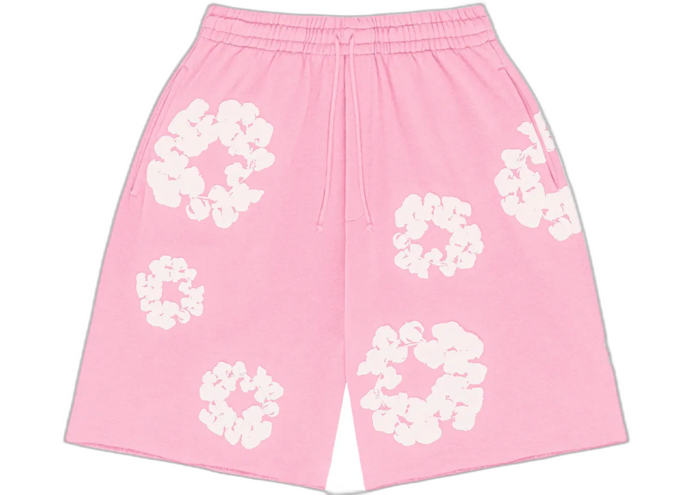 Denim Tears The Cotton Wreath Shorts Pink, Pink (denim-tears-the-cotton-wreath-shorts-pink)