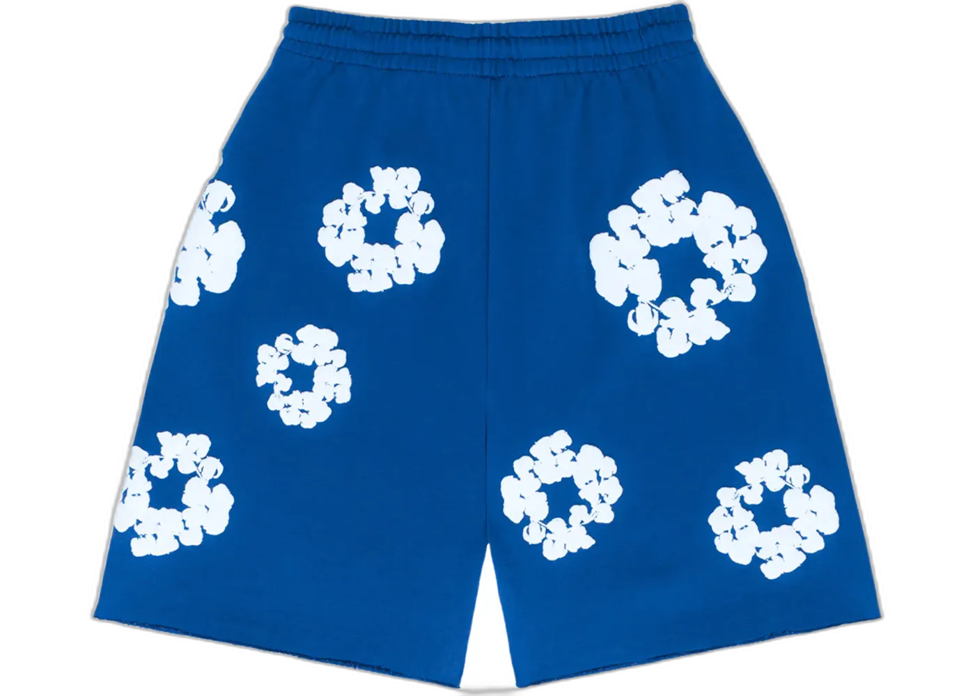 Denim Tears The Cotton Wreath Shorts Royal Blue, Royal Blue (denim-tears-the-cotton-wreath-shorts-royal-blue)