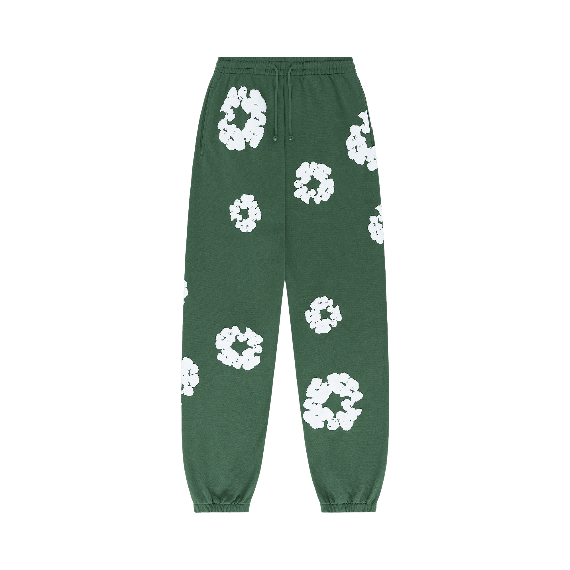 Denim Tears The Cotton Wreath Sweatpants Green, Green (denim-tears-the-cotton-wreath-sweatpants-green)