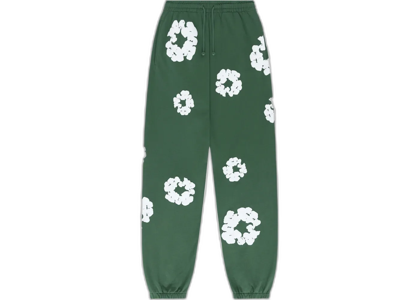 Denim Tears The Cotton Wreath Sweatpants Green, Green (denim-tears-the-cotton-wreath-sweatpants-green)