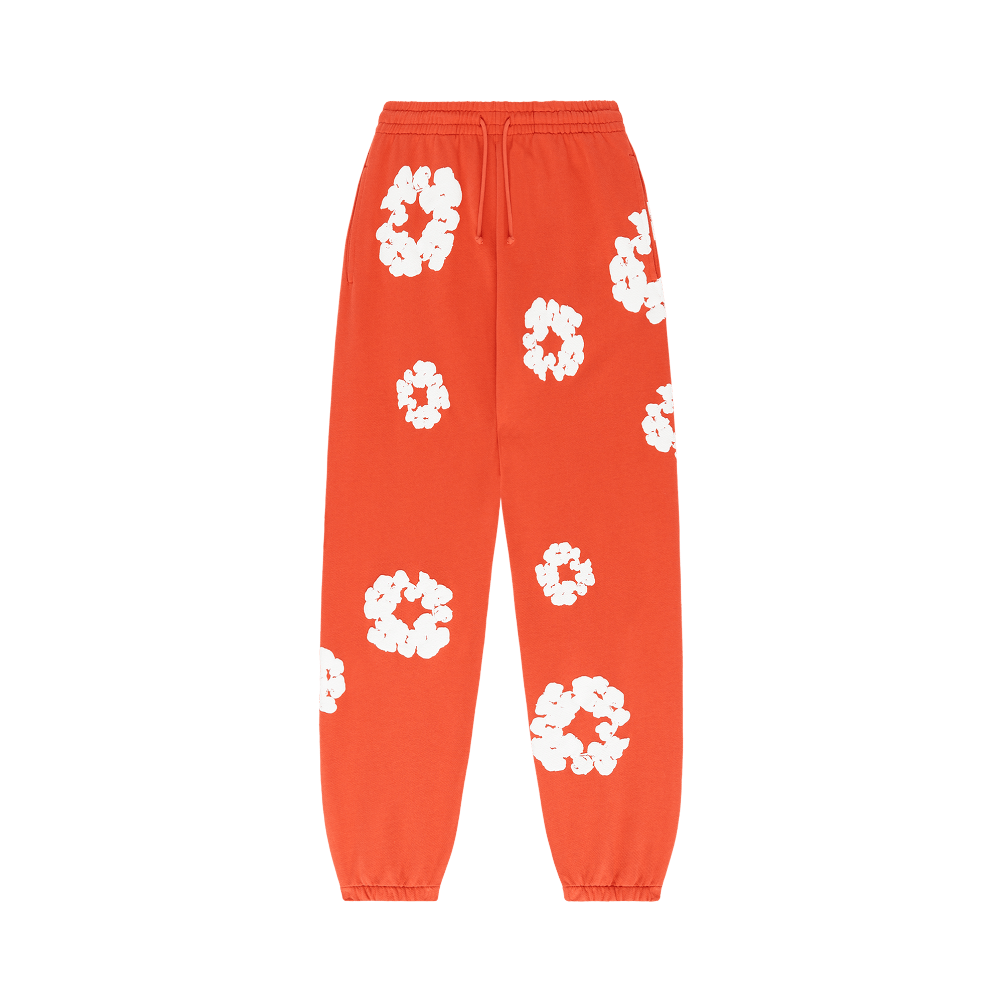 Denim Tears The Cotton Wreath Sweatpants Orange, Orange (denim-tears-the-cotton-wreath-sweatpants-orange)