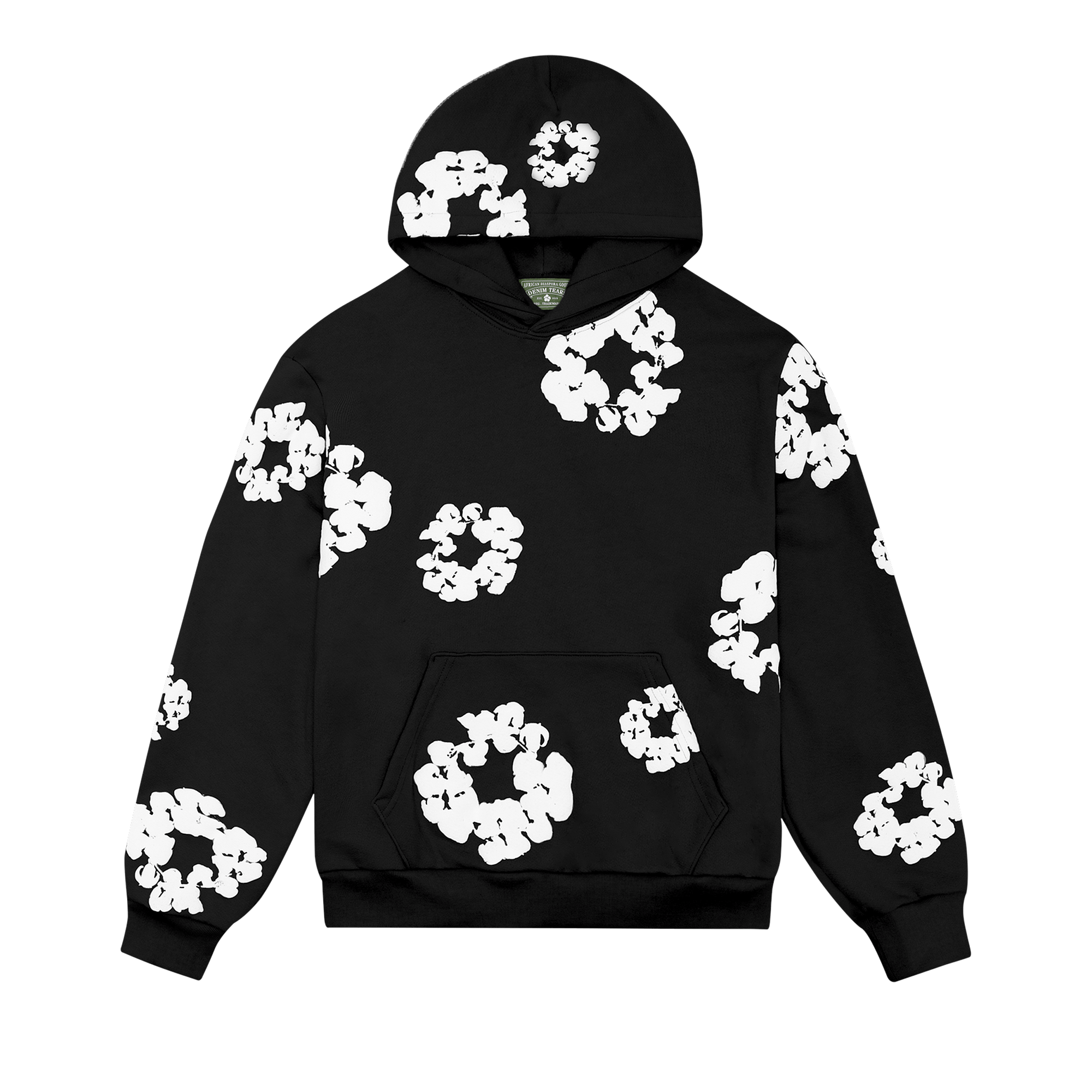 Denim Tears The Cotton Wreath Hoodie Black