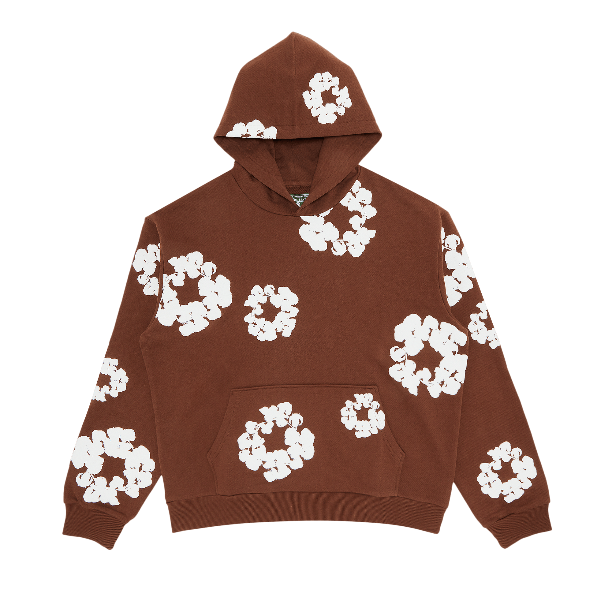 Denim Tears The Cotton Wreath Hoodie Brown, Brown (denim-tears-the-cotton-wreath-sweatshirt-brown)
