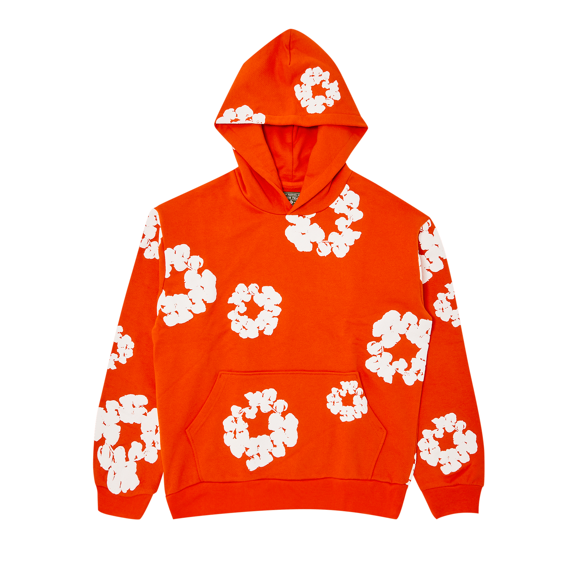 Denim Tears The Cotton Wreath Hoodie Orange, Orange (denim-tears-the-cotton-wreath-sweatshirt-orange)