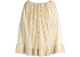 Dries Van Noten Women's Large Polka Dot Mesh Shirt Ecru