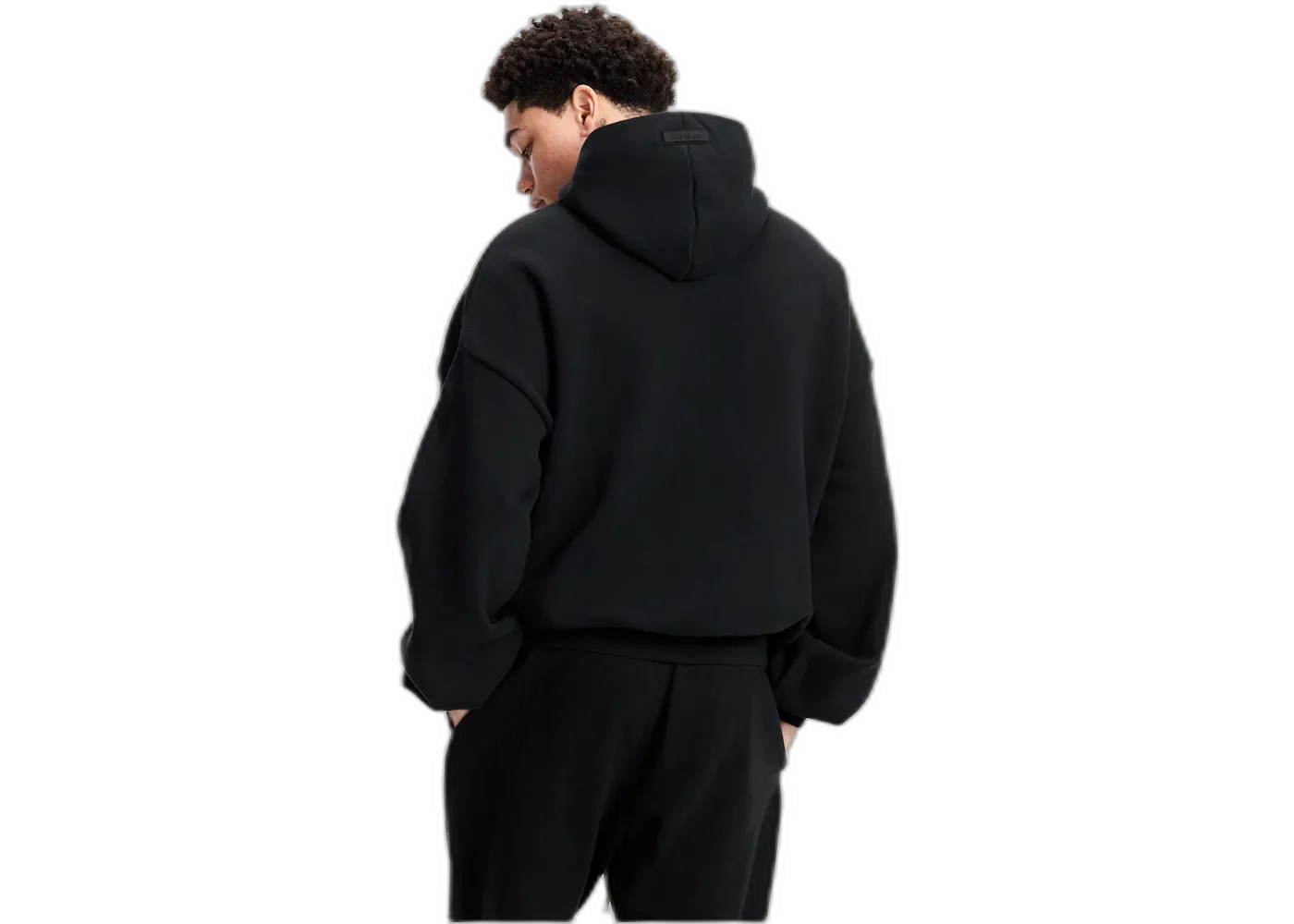 Fear of God Essentials Arch Logo Hoodie Jet Black, Jet Black (192SP232050F)