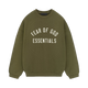 Fear of God Essentials Fleece Crewneck Military