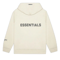 Fear of God Essentials Full Zip Hoodie Cream