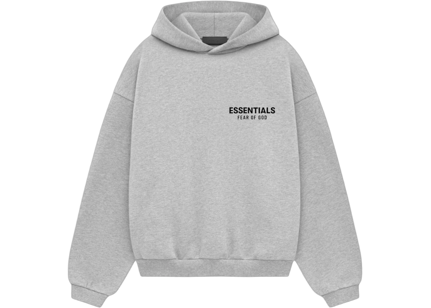 Fear of God Essentials Kids Fleece Hoodie Light Heather Gray, Light Heather Gray (785HO242048K)