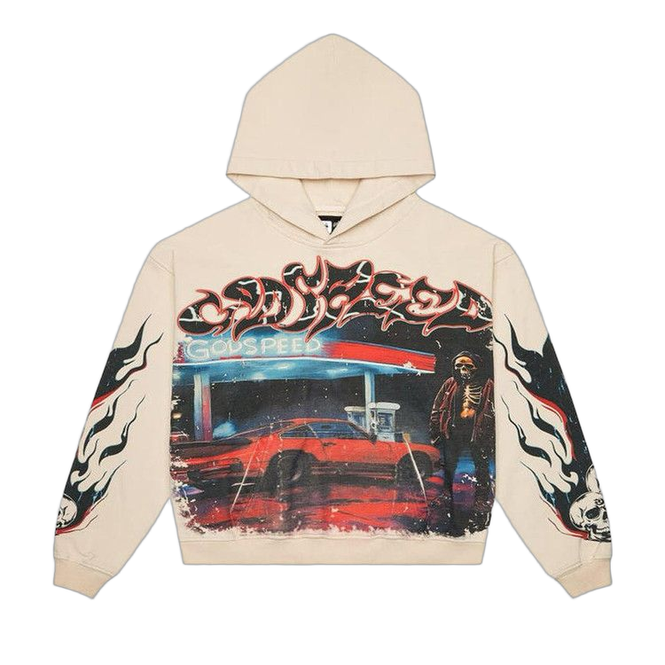 Godspeed Pit Stop Hoodie Bone