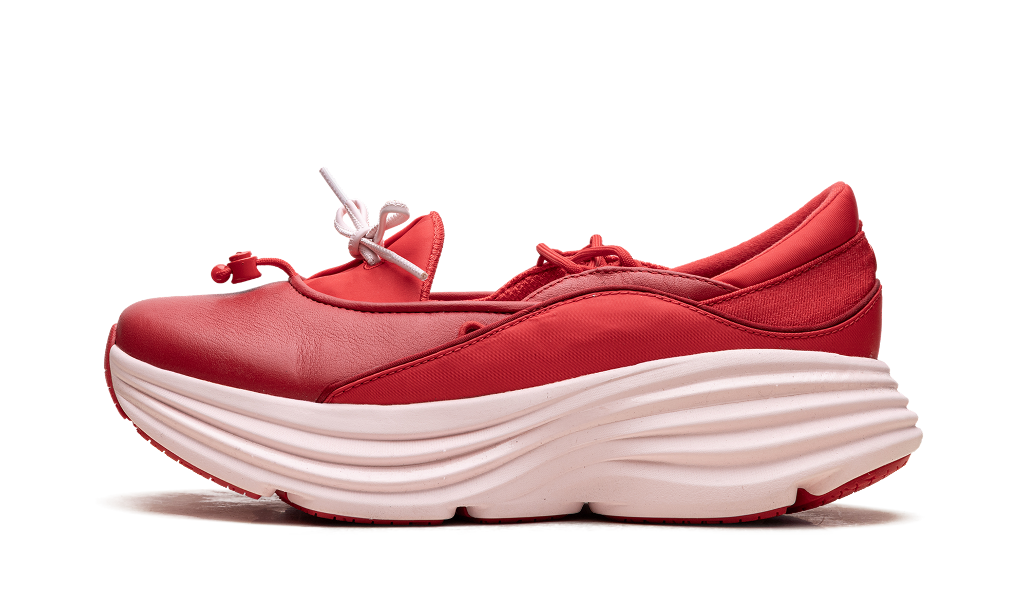 Hoka One One Bondi Mary Jane Cerise Rose Tea