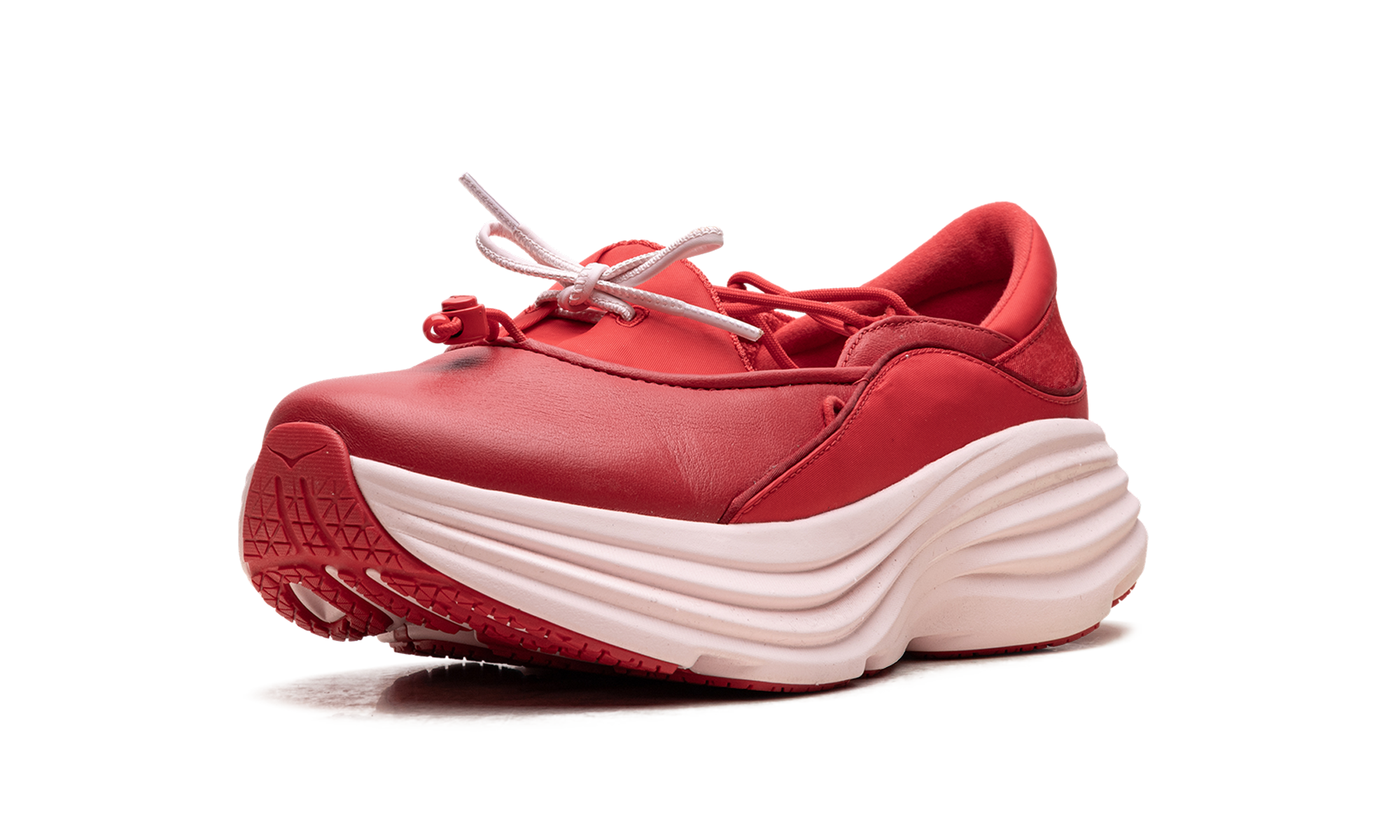 Hoka One One Bondi Mary Jane Cerise Rose Tea