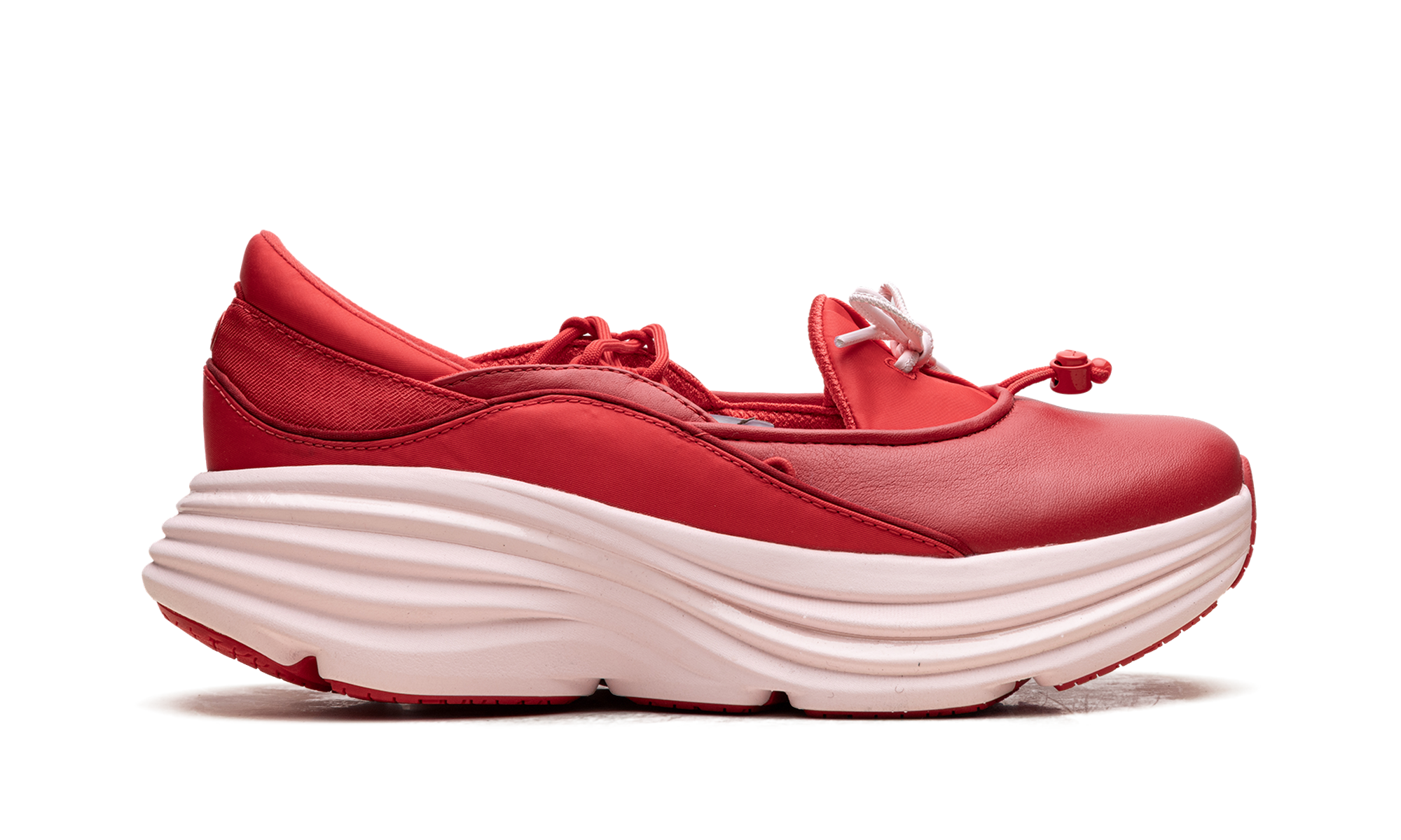 Hoka One One Bondi Mary Jane Cerise Rose Tea