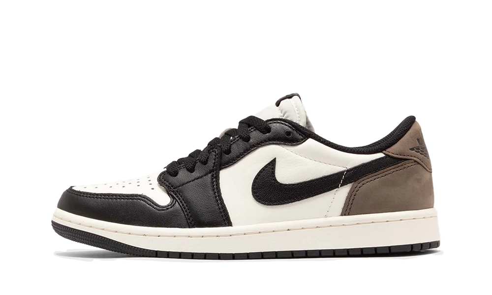 Air Jordan 1 Retro Low OG Mocha, White/Black-Dark Mocha (CZ0790-102 / CZ0858-102)