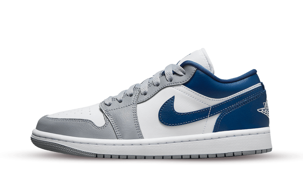 Air Jordan 1 Low Stealth French Blue, Stealth/White/French Blue (DC0774-042)